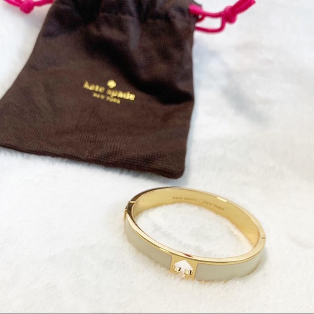 Kate Spade Hole Punch Spade Bracelet Cuff - Picture 1 of 5